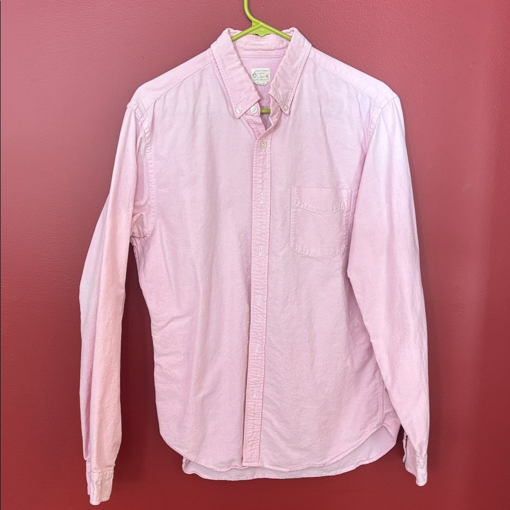 J. Crew Light Pink Casual Button-Down Shirt